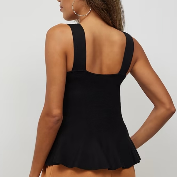 Sleeveless Peplum Sweater - Picture 3 of 6